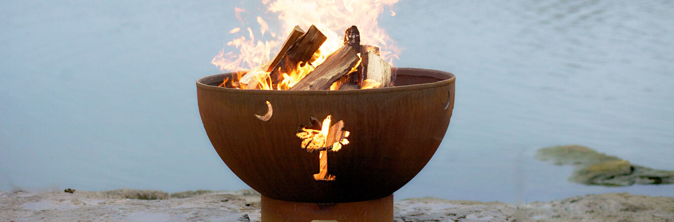 wood burning fire pit